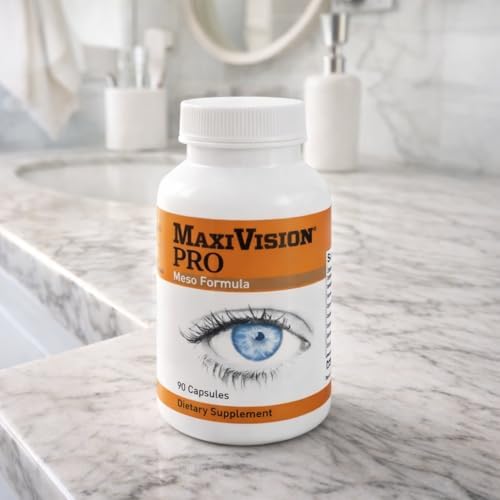 MaxiVision eye health supplement bottle label