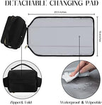 Printe small diaper bag attached to stroller