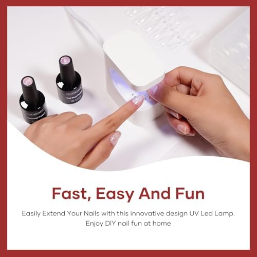 Zosppei portable manicure tool curing builder gel nail extensions