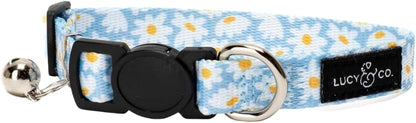 Lucy & Co. Cutie Patootie Breakaway Cat Collar with Bell - Designer Print Adjustable Safety Collar for Cats, Kittens & Small Dogs, Lightweight Pet Collar for Boy & Girl Cats - Small - Image 9