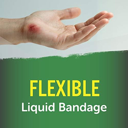 Authentic USA imported New-Skin Botanicals flexible liquid bandage shield for knuckles.
