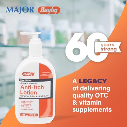 Rugby Laboratories cooling and soothing lotion for dry itchy skin relief