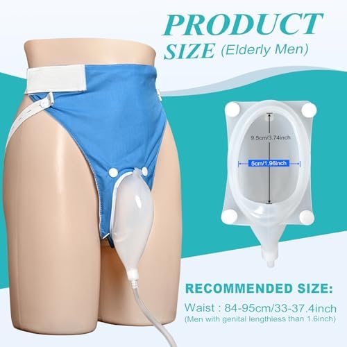 Close up of Col-Pary silicone catheter funnel and breathable pants