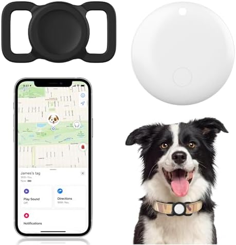 Innvello item locator inside the waterproof white silicone collar protective case view