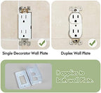 Eudemon childproof outlet cover box showing double-button release mechanism