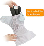 Alvababy cloth diaper absorbent liner stacked arrangement