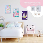 Gift ready packaging box of the BONNYCO children's imported unicorn painting set