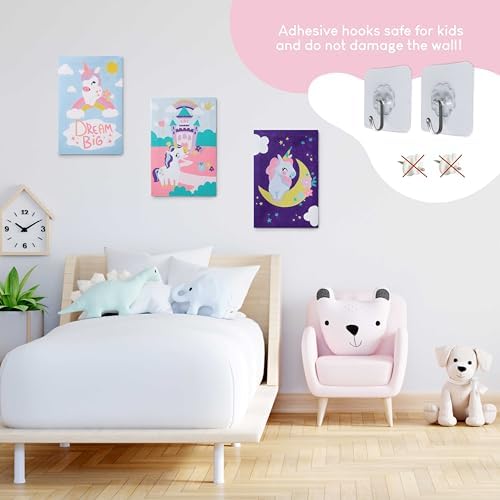 Gift ready packaging box of the BONNYCO children's imported unicorn painting set