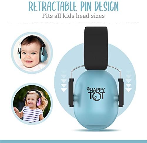My Happy Tot kids safety headphones folded for travel