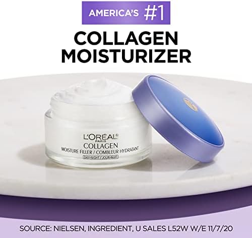 Texture shot of L'Oreal Paris anti wrinkle non greasy cream for day and night use