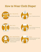 Babygoal 13 piece cloth diaper set complete packaging
