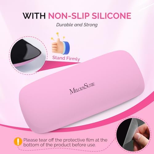 MelodySusie Portable Nail Pillow With Anti Slip Base