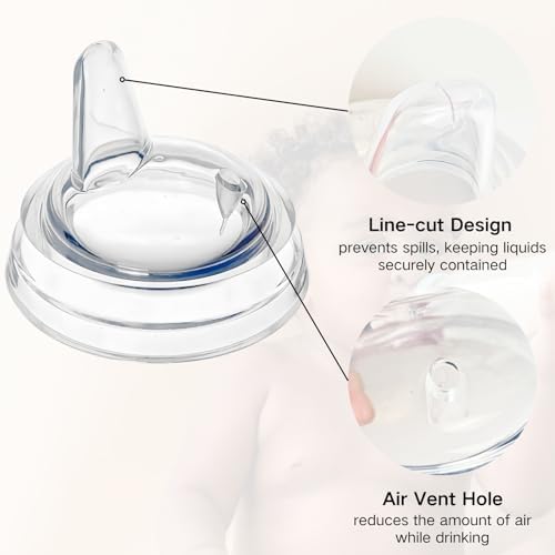 Four pack arrangement of the flexible BPA free silicone transition spouts.
