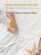 Adult and child using ZAMKAEEVI bedwetting alarm for nighttime incontinence