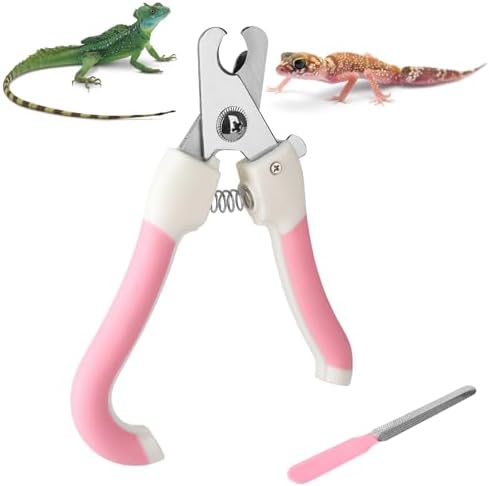 Stainless steel small animal nail cutter close up view of dual hole design
