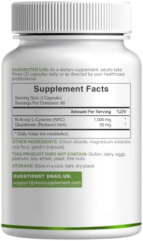 High quality image of Deal Supplement NAC bottle seal