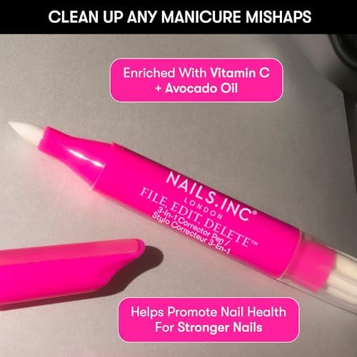 Nails Inc 3-in-1 tool showing integrated nail file
