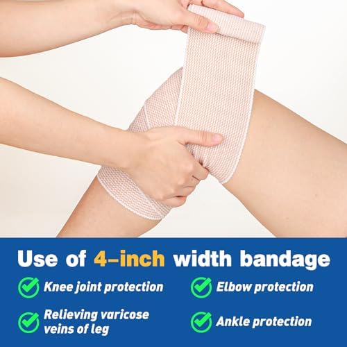 AZEN elastic bandages individually packaged for hygienic home wound care.