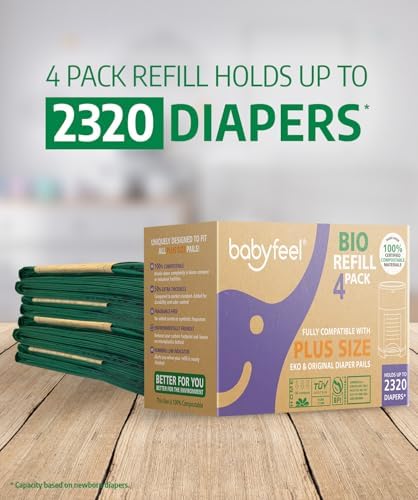 Babyfeel 4 pack refill set lifestyle presentation