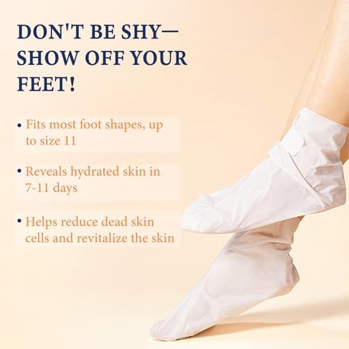 Z:sea hydrating foot peel sock design