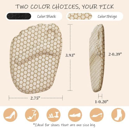 Zaiwoo high heel inserts for women illustrating the adhesive backing and durability.