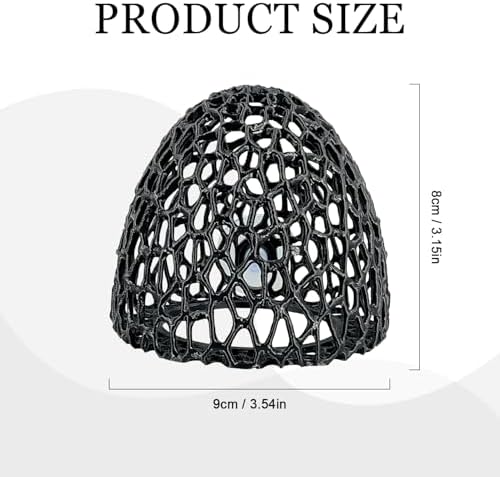 Suction cup mounted fish shelter housing small cherry shrimp