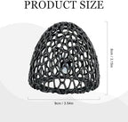 Suction cup mounted fish shelter housing small cherry shrimp