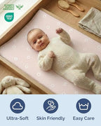 CGK Unlimited diaper table sheets folded stack