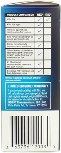 Authentic Nix hair lice treatment imported from the USA for Indian families