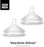 Comotomo Generation 2 medium flow silicone nipple showing clear flow markings