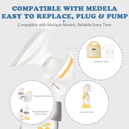 Pumpmom-US replacement shields illustrating the flexible soft rim texture