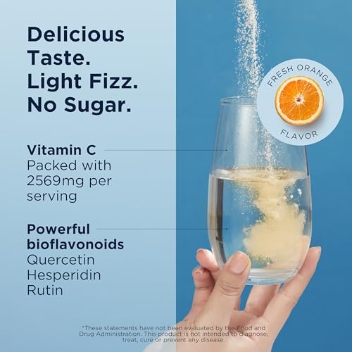Designs For Health C Plus BioFizz supplement powder texture and scoop