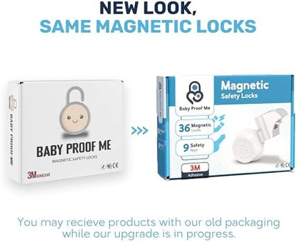 Invisible design of Baby Proof Me magnetic locks on furniture