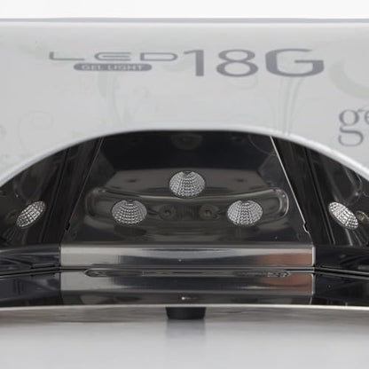 Gelish 18G Classic nail lamp with removable magnetic pedicure tray