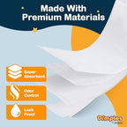 Inspire Dimples Booster Pads 30 count pack side profile.
