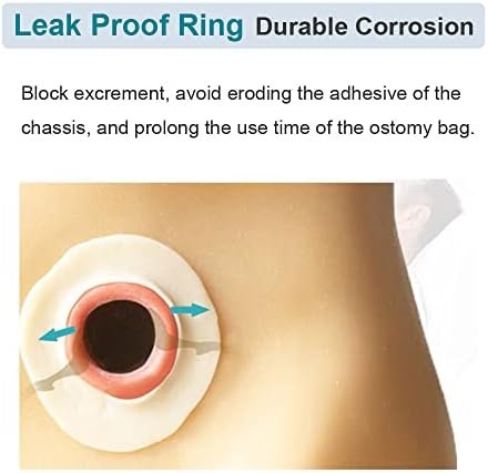 Water resistant medical hydrogel barrier rings showing thickness details