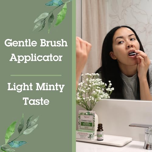 Quantum Health lysine and menthol gel for dental brace irritation.