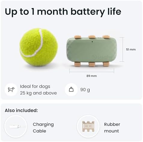 Mobile app interface showing pet health tracking data