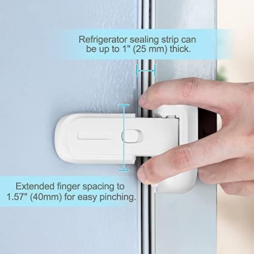 Clymene refrigerator lock packaging and included components