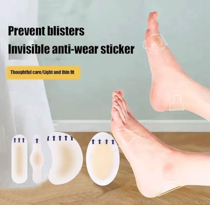Close up of hydrocolloid gel material showing flexible and transparent texture for skin protection.