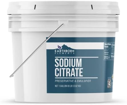 Pure undiluted food grade sodium citrate powder for smooth cheese sauces and molecular gastronomy