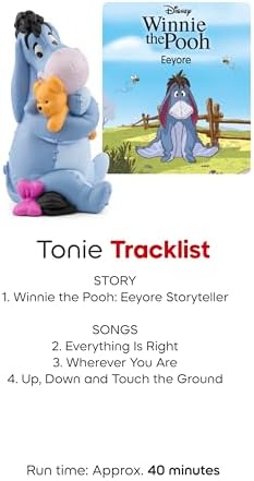 Disney collection Eeyore audio toy figurine packaged view for kids