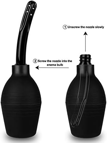 Medical grade silicone enema bulb for men and women imported from USA.