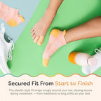 ZenToes toe protectors showing different sizes included in the six pack