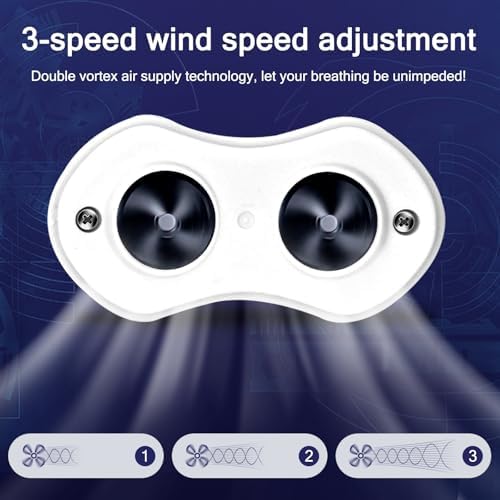 Medical grade silicone plugs on electric snoring aid for comfortable sleep.