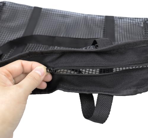 Tinkare kitten and bunny nail trimming mesh bag side perspective