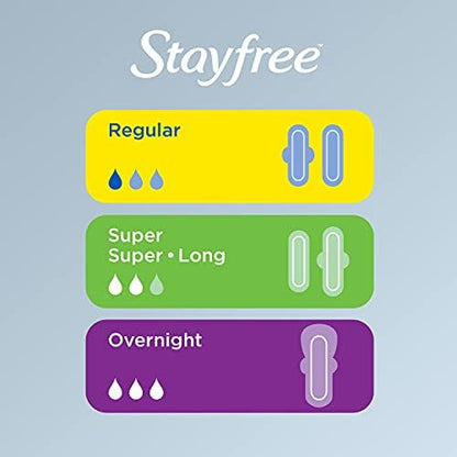 USA imported Stayfree ultra thin sanitary pads pack of 3