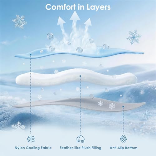 EHEYCIGA washable dog cooling mat being folded easily for travel and storage.