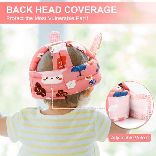 Baby wearing breathable anti-collision safety cap
