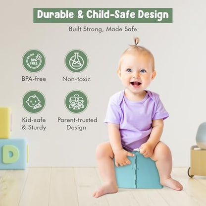 Hbfljyt Teo portable potty with disposable liner installed